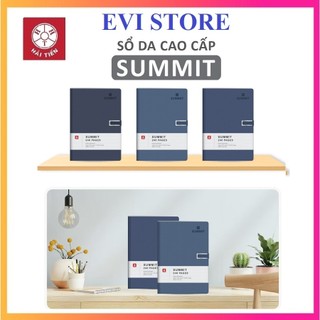 Sổ da hải tiến 8427 / 8434 - sổ da kẻ ngang summit khổ a5 200 trang / b5 240 trang hải tiến