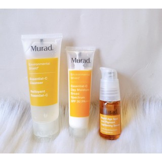 [HÀNG MỸ- BILL MỸ- CHUẨN 100] Bộ sản phẩm dưỡng da 3 món Murad Enviromental Shield không hộp