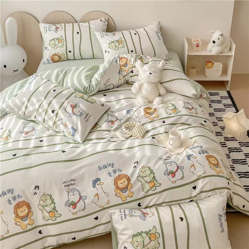 Sét Ga Gối kèm Vỏ Chăn EverDream 20 nhập khẩu, 100% cotton living cao cấp, Đủ mọi kích thước