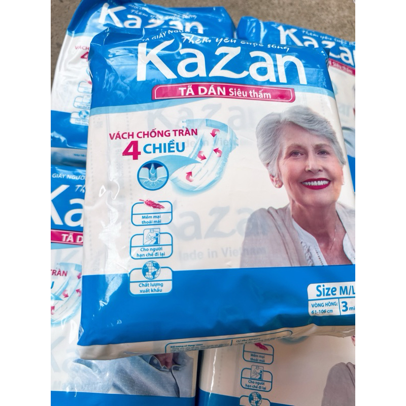 Sét 3 Miếng Bỉm Dán Cho Mẹ- Người Già Hãng Kazan / Phú Đạt