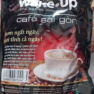 COMBO 3 BỊCH CAFE WAKE SÀU GÒN 456 GAM(24 GÓI × 19 GAM).