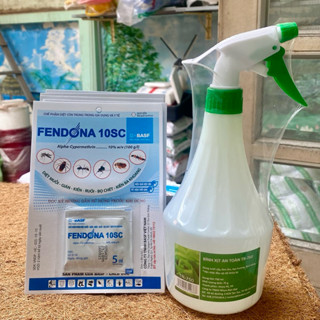 Set 10 Fendona 5ml gói tặng bình xịt cao cấp_ Đuổi kiến, muoi, gián sinh học giá cực tốt