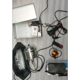 Bộ thiết bị tự chế xe đạp thường thành xe đạp điện 24V cơ bản chưa bao gồm acquy