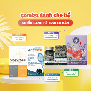 Combo SCT Cơ Bản Cho Nam - Hỗ Trợ Tinh Trùng Khoẻ, Bảo Vệ Tế Bào Tránh Dị Dạng