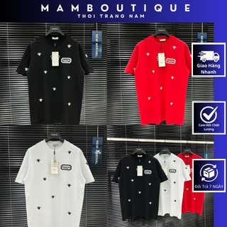 Áo Thun Nam Nữ D.I.O.R Thêu Họa Tiết Logo vs Ong Cực Đẹp ,   Áo Phông Nam Chất Liệu Cotton Thoáng Mát Dày Dặn Cao Cấp