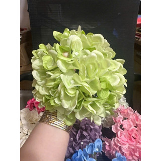 Đầu Bông Tú cầu lụa trang trí Quà 22cm Lớn
