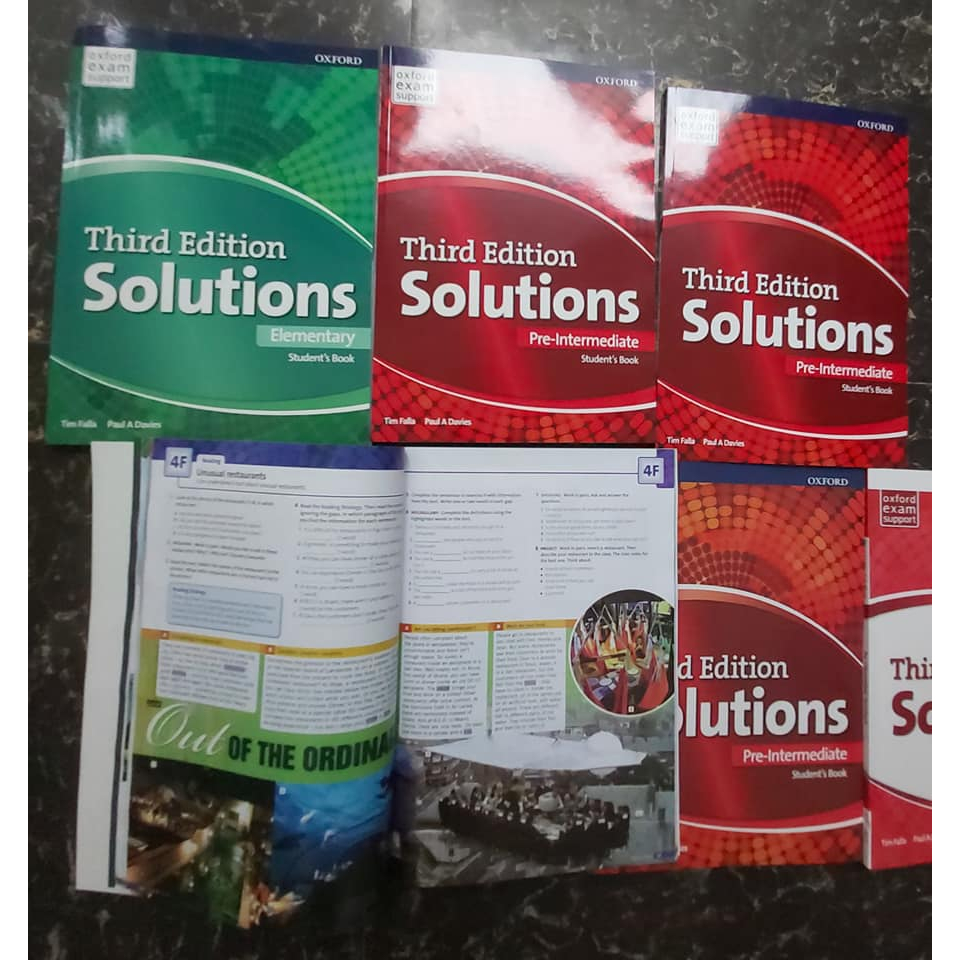 Bộ solution elementary bản 3rd cho bé