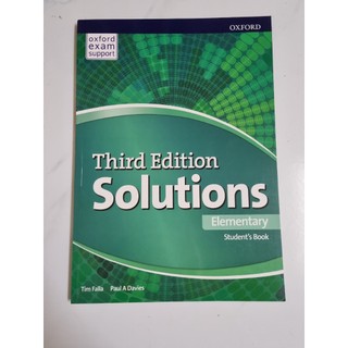 Bộ solution elementary bản 3rd cho bé