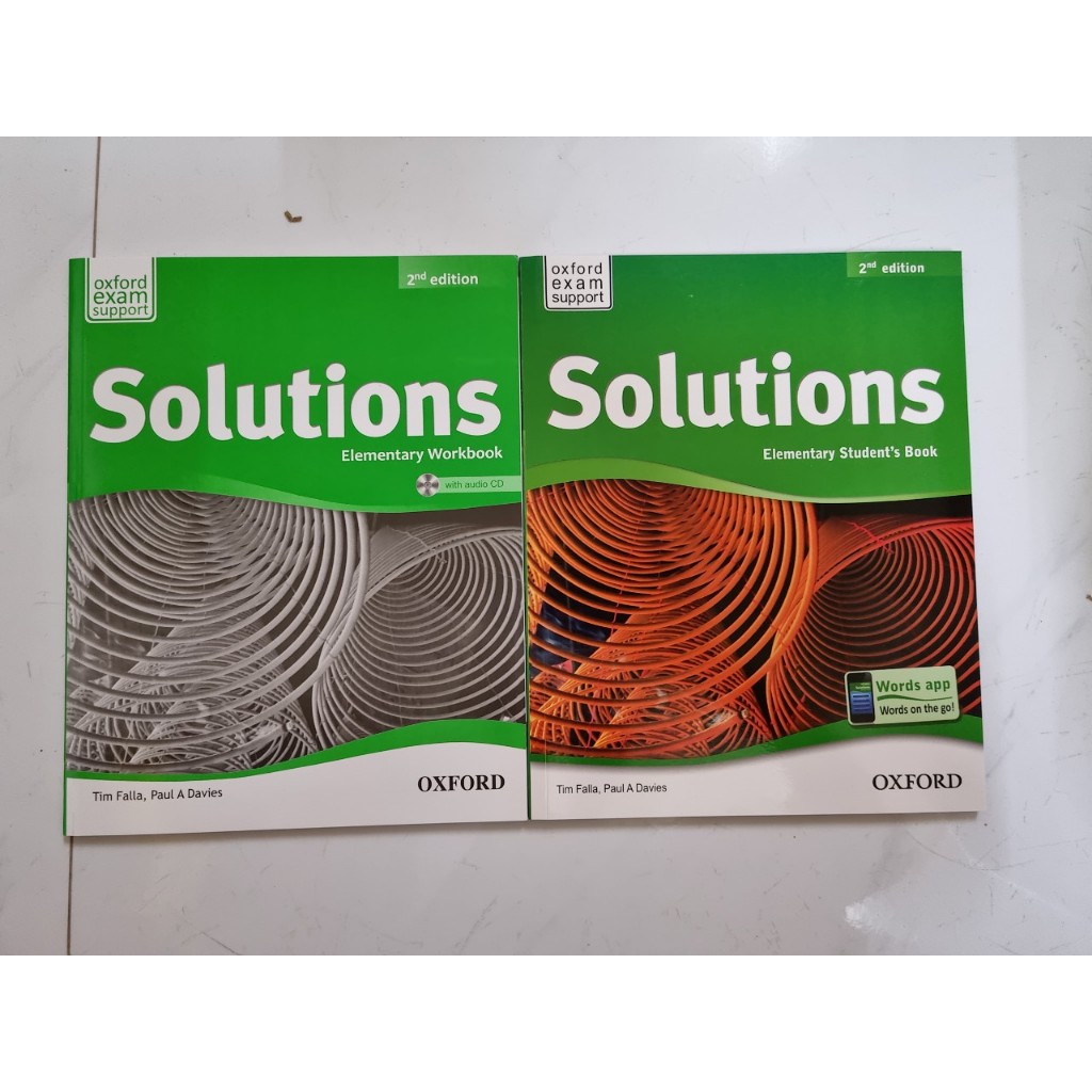 Bộ solution elementary bản 2nd cho bé