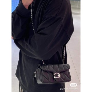 (HÀNG SẴN) Túi Coach Tabby Shoulder Bag 20 With Quilting (Logo bạc)