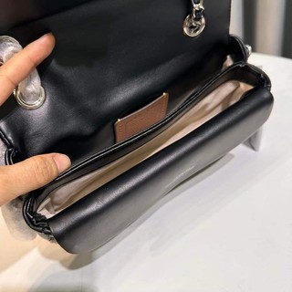 (HÀNG SẴN) Túi Coach Tabby Shoulder Bag 20 With Quilting (Logo bạc)