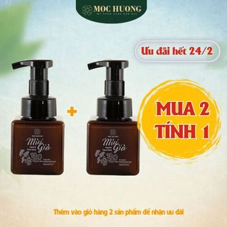 Rửa Tay Tạo Bọt Mùi Già MỘC HƯƠNG 100% Tự Nhiên Giúp Làm Sạch, Dưỡng Da Mềm Mịn