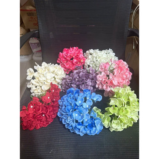 Đầu Bông Tú cầu lụa trang trí Quà 22cm Lớn