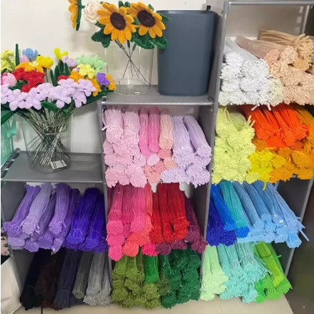 Kẽm Nhung 100 sợi nhập hàng Trung Chất Đẹp Làm Hoa, Làm Đồ Handmade Loại 1