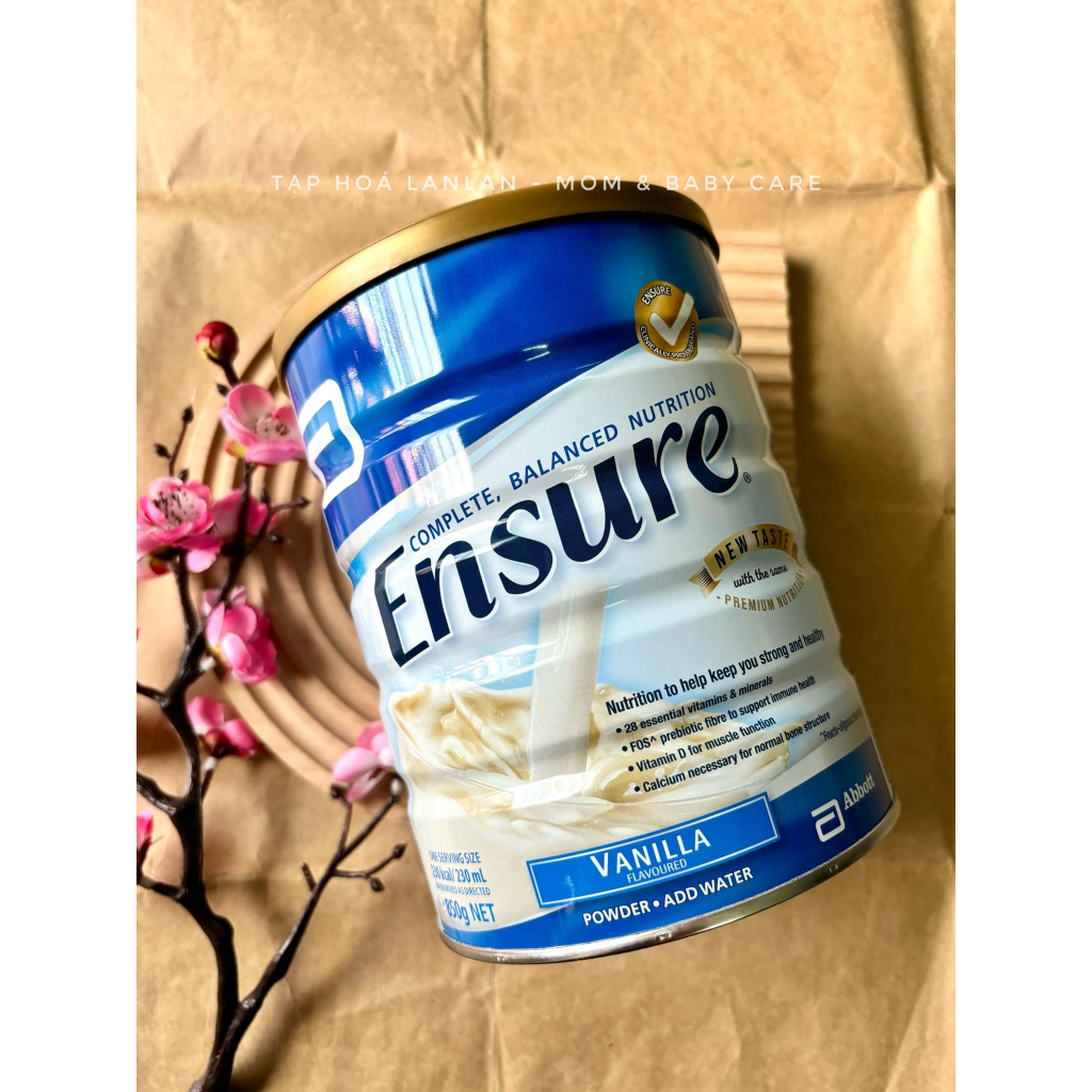 [ THLL ] DATE 10/2026 - TEM PHỤ SỮA BỘT ENSURE CỦA ÚC 850GR