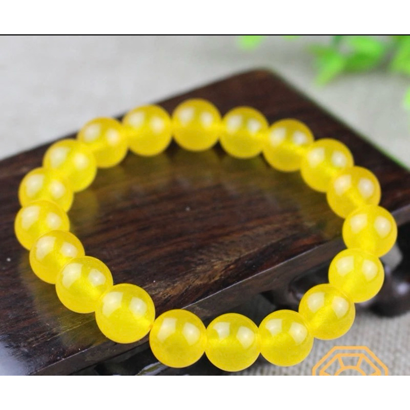 Vòng tay phong thủy đá MNão (Vàng)