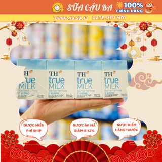 Lốc Sữa TH Truemilk ít đường 110ml 180ml