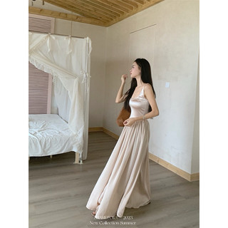 ĐẦM HAI DÂY NỮ DÁNG DÀI ULZZANG