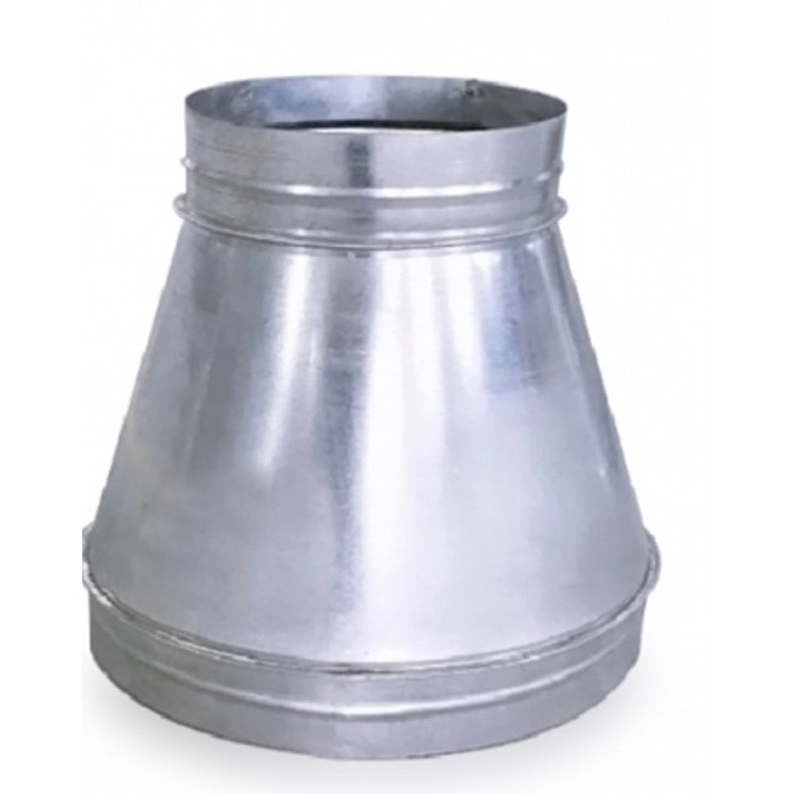 Côn giảm/côn thu ống gió tròn KT D200/D100 (ib làm theo yêu cầu)