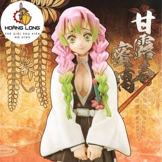 Mô hình Kimetsu No Yaiba, Luyến trụ Mitsuri Kanroji, figure Demon Slayer, không kèm hộp, trang trí PC, bàn làm việc