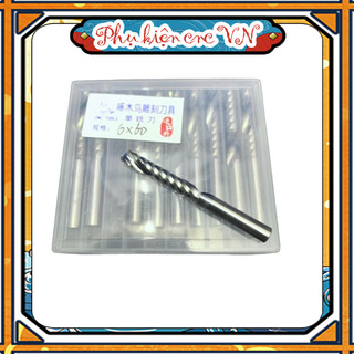 Xoắn 1 me cán 6mm tổng dài 60mm lắp máy cnc mũi cắt gỗ phá thô gỗ lọng gỗ 2d giá bán 1 mũi