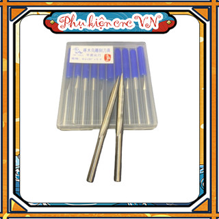 Mũi đục 2 me cốt 6mm dài 80mm đục tinh tượng khắc 3d điêu khắc gỗ lắp máy cnc sử dụng điêu khắc tranh gỗ, tượng cnc