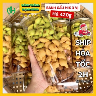 Bánh gấu mix 3 vị Mạnh Hùng ăn vặt giá rẻ Sài Gòn