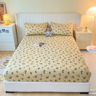 Set ga gối cotton lụa - gối size 48*74cm