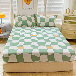 Set ga gối cotton lụa - gối size 48*74cm