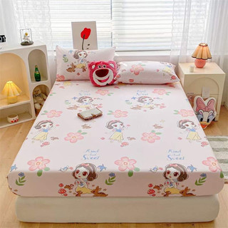 Set ga gối cotton lụa - gối size 48*74cm