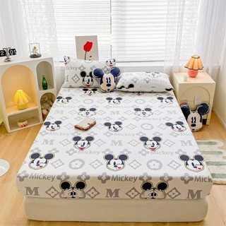 Set ga gối cotton lụa - gối size 48*74cm
