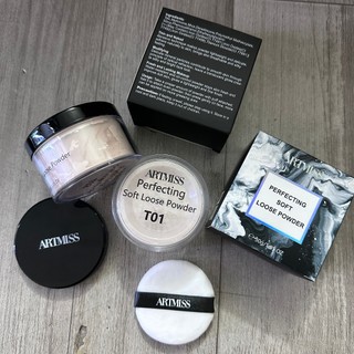 Phấn phủ bột artmiss sẵn 2 tone màu 01-02 kiềm dầu siêu đỉnh 30g