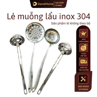  Muỗng ăn lẩu inox 304 DandiHome - Sản phẩm bán lẻ muỗng không theo bộ 