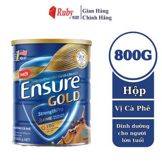  Sữa Bột Ensure Gold Coffee   Hương Cà Phê    HMB  800g 