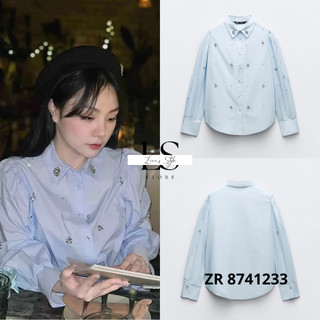Áo sơ mi đính đá TQXK hot trend 2024 mẫu mới đi làm đi chơi sang chảnh thanh lịch | Order