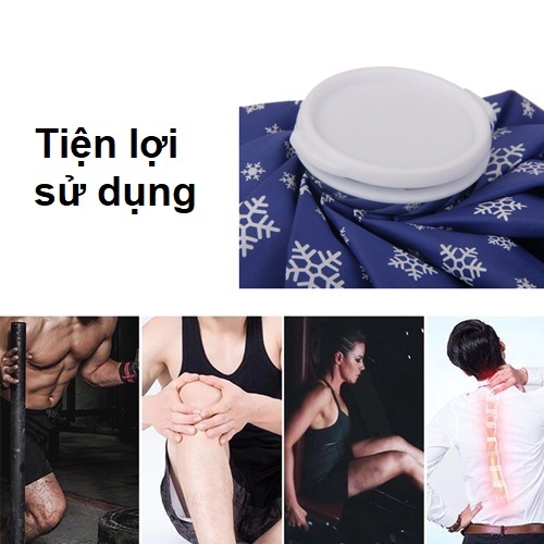 Túi chườm nước nóng, Chườm nước đá lạnh giúp giảm đau bụng kinh, giảm đau chấn thương