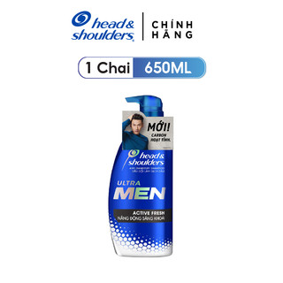 Dầu Gội HEAD AND SHOULDERS Ultramen Năng Động Sảng Khoái Chai 650ml