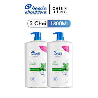 Combo 2 Dầu Gội Head & Shoulders chai 1800ML Hương Bạc Hà