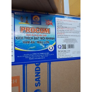 PROCOM - DINH DƯỠNG ĐẶC BIỆT CHO LƯƠN, CÁ, ẾCH