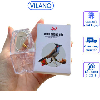 Cóng ăn chống vẩy dành cho chim chào mào, họa mi, chòe than đựng nước, thức ăn. Cóng chống vẩy VILANO