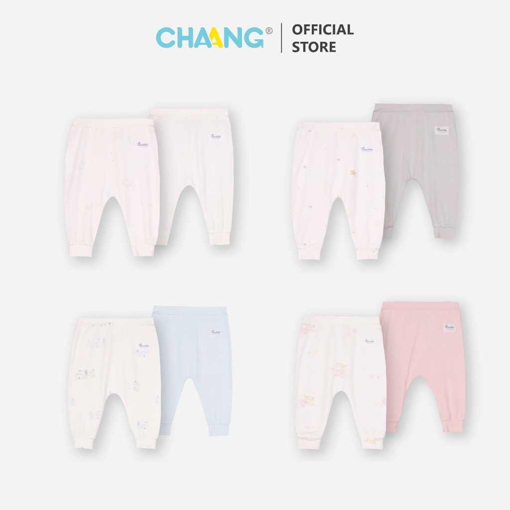 [CHAANG 0-6M] Set 2 chiếc quần dài Fairy cho bé sơ sinh