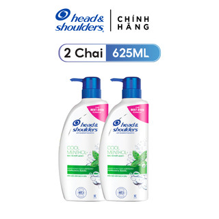 Combo 2 Dầu Gội Head & Shoulders chai 625ML Hương Bạc Hà