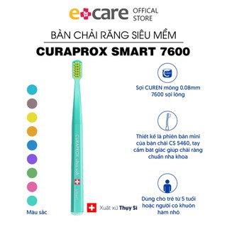 Bàn chải răng trẻ em siêu mềm curaprox smart 7600 thụy sĩ