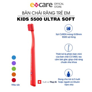 Bàn chải răng trẻ em siêu mềm Curaprox Kids 5500 Ultra Soft trên 5 tuổi