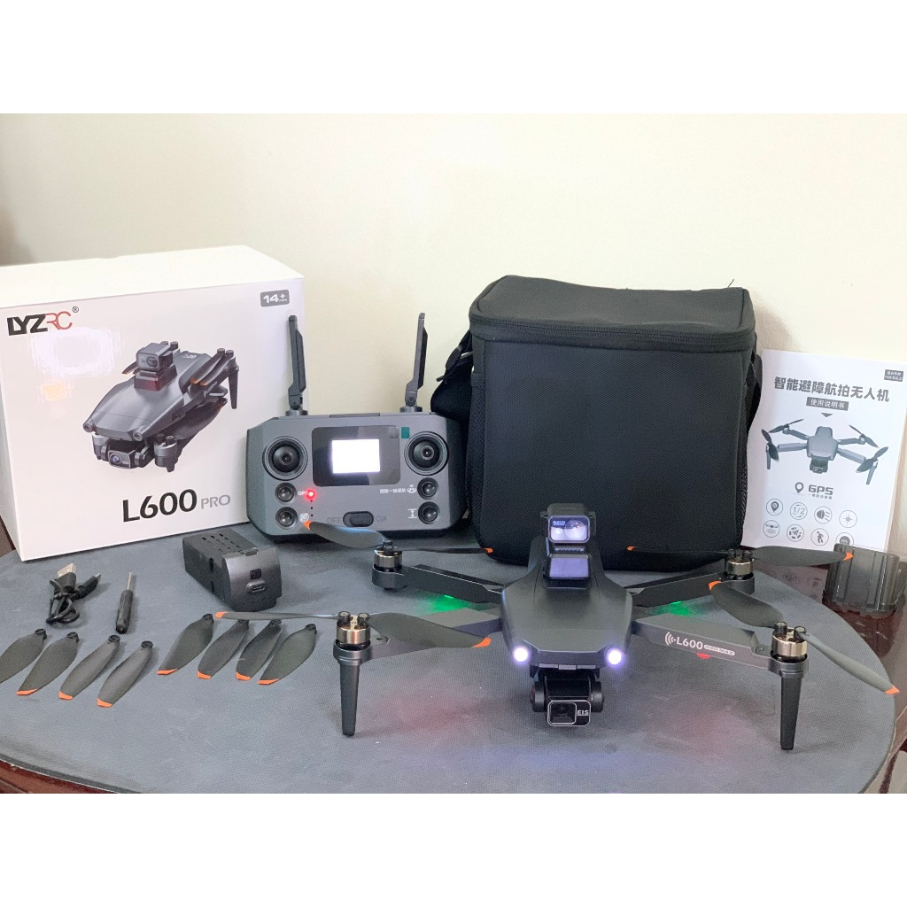 Flycam L600 Pro Camera 8K Gimbal Chống Rung 3 Trục, Động Cơ Không Chổi Than, Định Vị G.P.S Tự Quay Về Tầm Xa 3000m | BigBuy360 - bigbuy360.vn