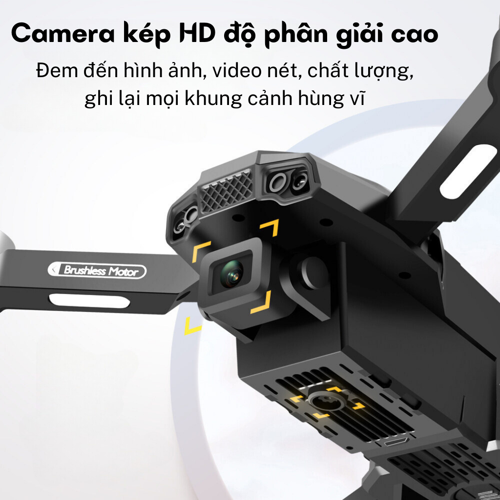 Plycam mini F198 Pro, Máy Bay Điều Khiển Từ Xa 4 Cánh Flycam Cao Cấp 2 Camera, Pin Lithium 1800mAh bay 18 Phút | BigBuy360 - bigbuy360.vn