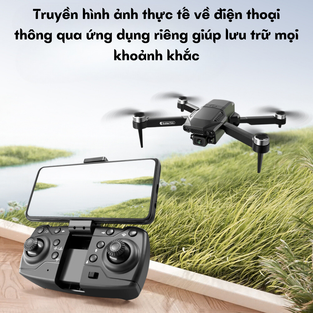 Plycam mini F198 Pro, Máy Bay Điều Khiển Từ Xa 4 Cánh Flycam Cao Cấp 2 Camera, Pin Lithium 1800mAh bay 18 Phút | BigBuy360 - bigbuy360.vn