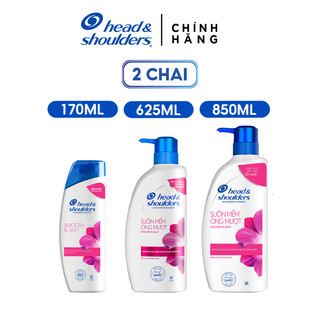 Combo 2 Chai Dầu Gội Head & Shoulders Suôn Mềm Bóng Mượt 170ML/ 625 ML/ 850 ML
