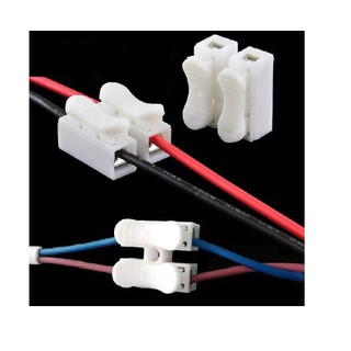 Đầu nối nhanh dây điện, cút nối dây điện ch2, cút nối dây điện ch-2 2p, cầu nối dây điện 2p