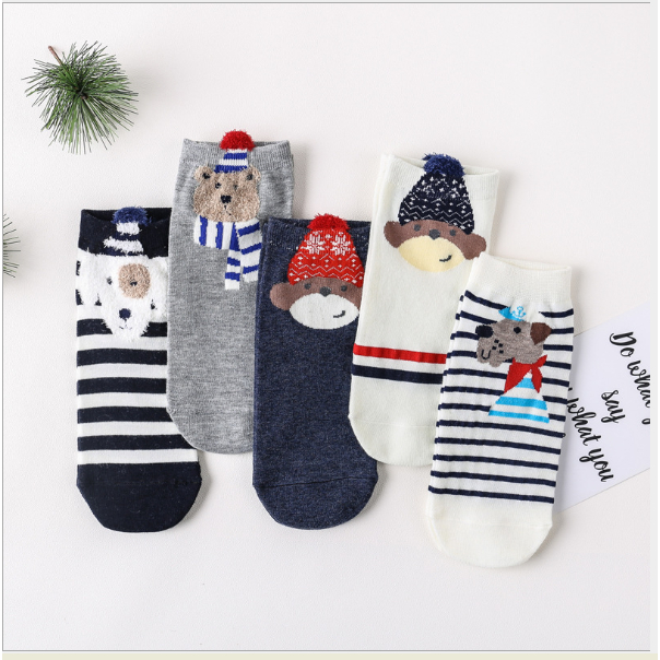 COMBO 5 ĐÔI TẤT/VỚ Nữ Mèo Dễ Thương